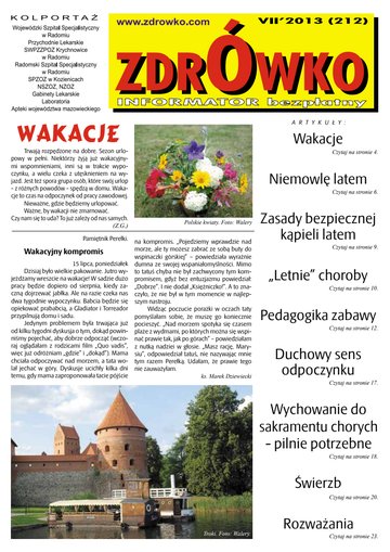 Okładka numeru 212, lipiec 2013
