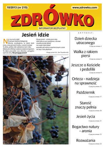 Okładka numeru 215, październik 2013