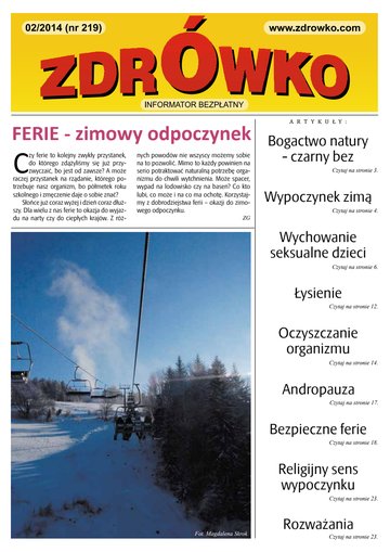 Okładka numeru 219, luty 2014