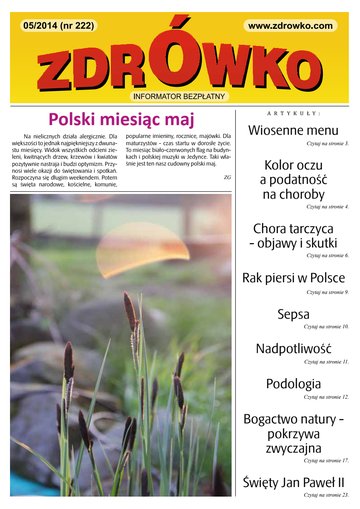 Okładka numeru 222, maj 2014