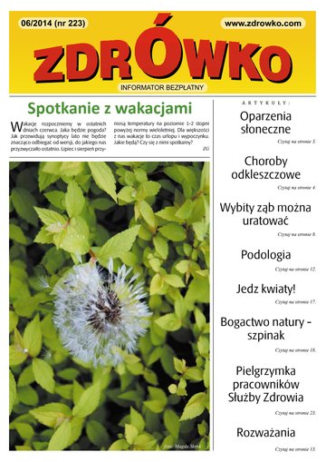 Okładka numeru 223, czerwiec 2014