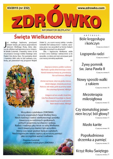 Okładka numeru 232, marzec 2015