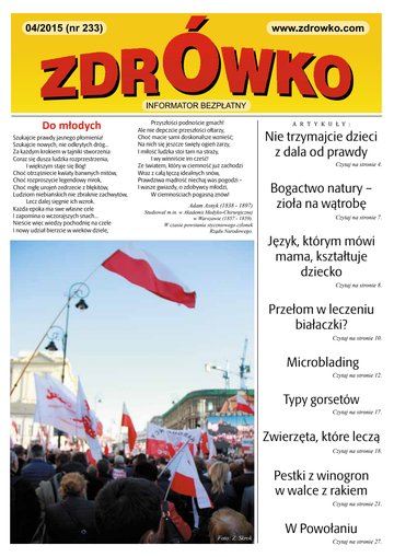 Okładka numeru 233, kwiecień 2015