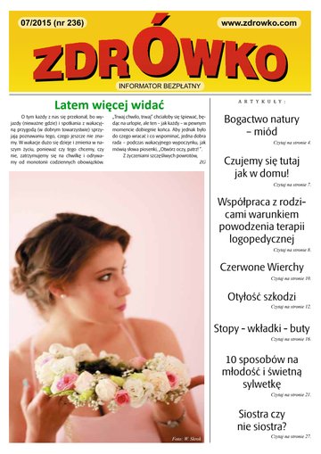Okładka numeru 236, lipiec 2015