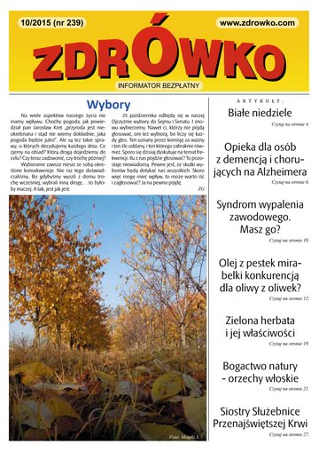 Okładka numeru 239, październik 2015