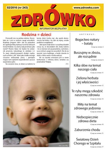 Okładka numeru 243, luty 2016