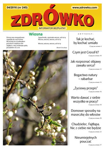 Okładka numeru 245, kwiecień 2016