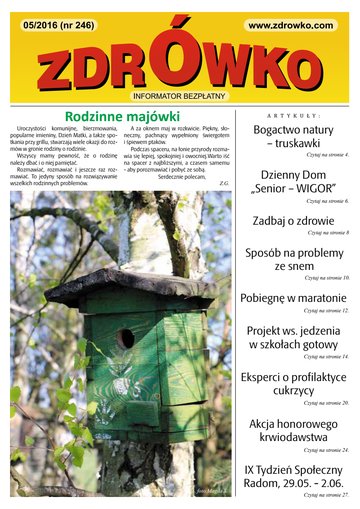 Okładka numeru 246, maj 2016
