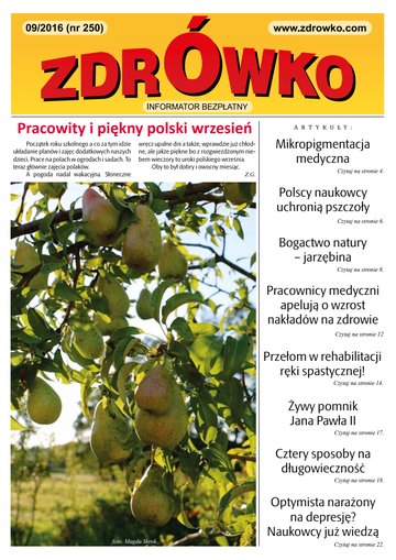 Okładka numeru 250, wrzesień 2016