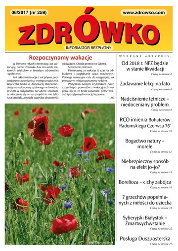 Okładka numeru 259, czerwiec 2017