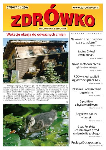 Okładka numeru 260, lipiec 2017