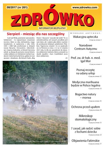 Okładka numeru 261, sierpień 2017