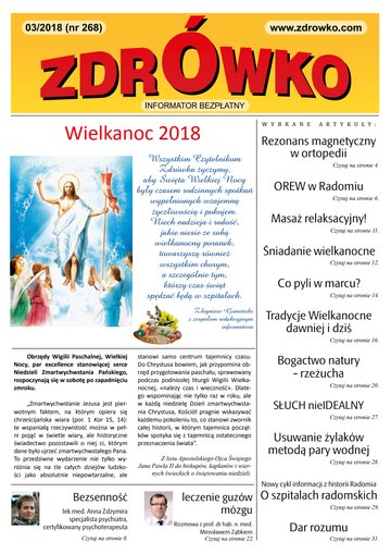 Okładka numeru 268, marzec 2018