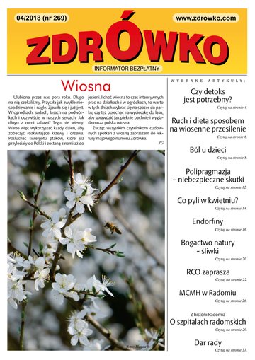 Okładka numeru 269, kwiecień 2018