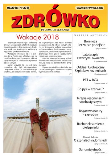 Okładka numeru 271, czerwiec 2018