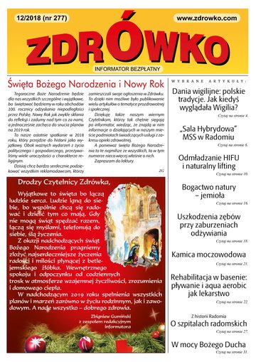 Okładka numeru 277, grudzień 2018