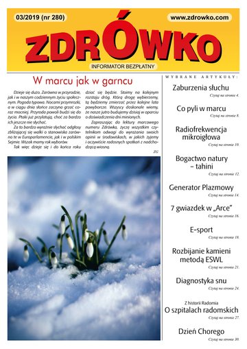 Okładka numeru 280, marzec 2019