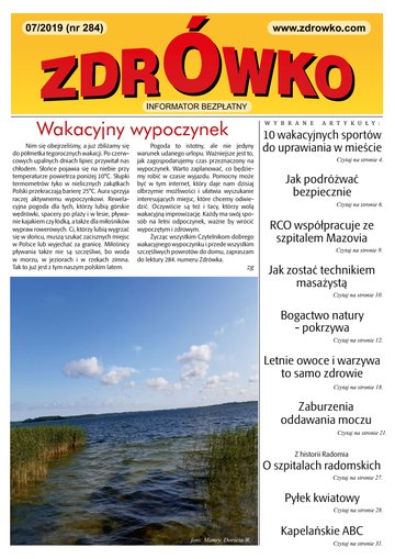 Okładka numeru 284, lipiec 2019
