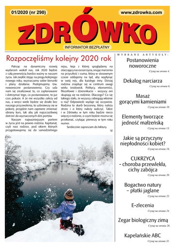 Okładka numeru 290, styczeń 2020