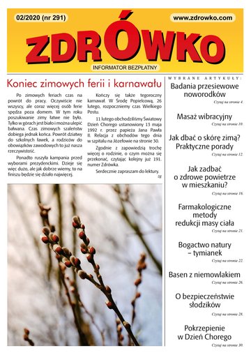 Okładka numeru 291, luty 2020