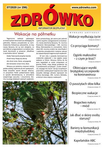 Okładka numeru 296, lipiec 2020