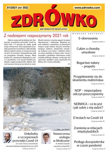 Okładka numeru 302, styczeń 2021