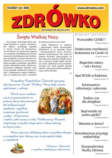 Okładka numeru 304, marzec 2021