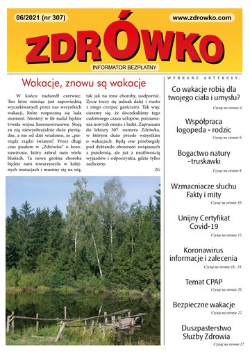 Okładka numeru 307, czerwiec 2021