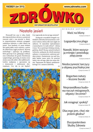 Okładka numeru 311, październik 2021