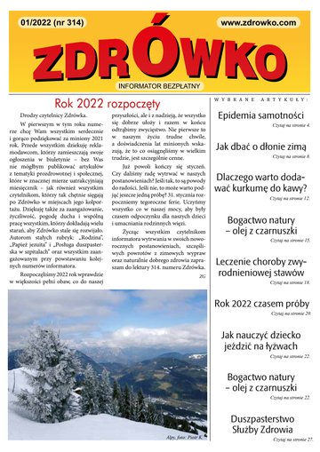 Okładka numeru 314, styczeń 2022