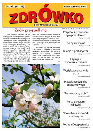 Okładka numeru 318, maj 2022