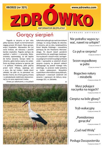 Okładka numeru 321, sierpień 2022