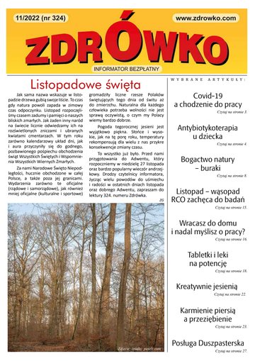 Okładka numeru 324, listopad 2022