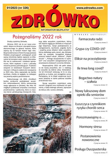 Okładka numeru 326, styczeń 2023