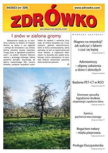 Okładka numeru 329, kwiecień 2023