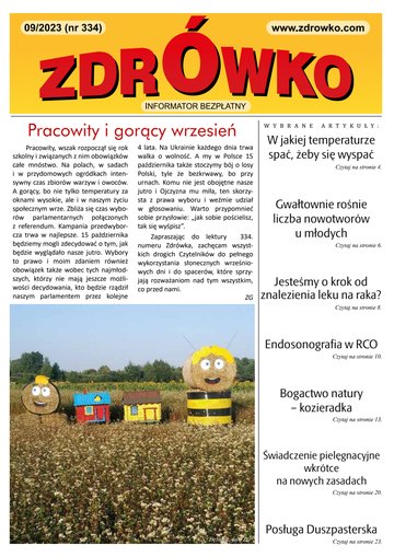 Okładka numeru 334, wrzesień 2023