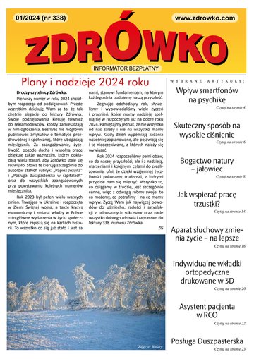 Okładka numeru 338, styczeń 2024