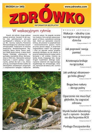 Okładka numeru 345, sierpień 2024