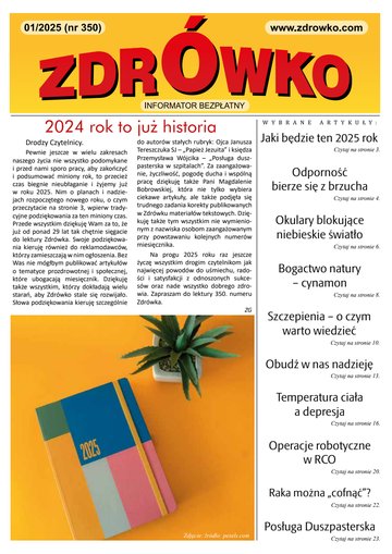 Okładka numeru 350, styczeń 2025