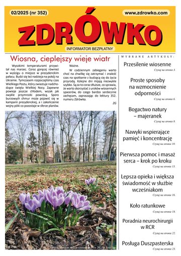 Okładka numeru 352, marzec 2025