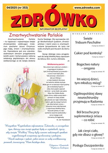 Okładka numeru 353, kwiecień 2025