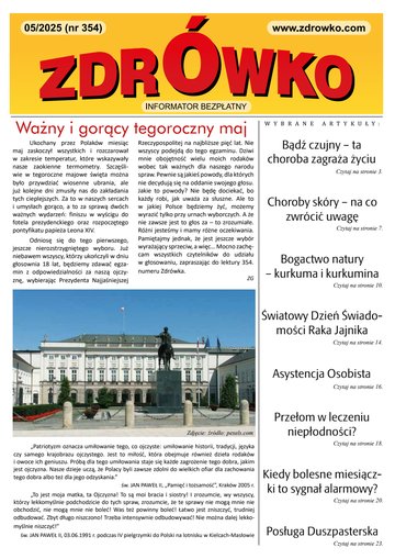 Okładka numeru 354, maj 2025
