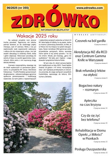 Okładka numeru 355, czerwiec 2025