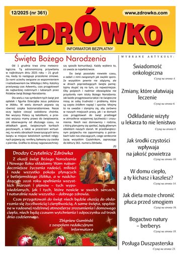 Okładka numeru 361, grudzień 2025