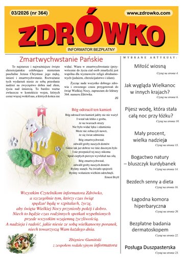 Okładka numeru 364, marzec 2026
