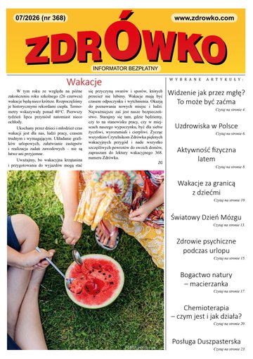 Okładka numeru 368, lipiec 2026