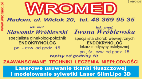 Ogłoszenie w dziale Endokrynologia
