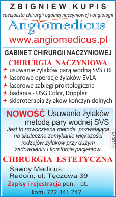 Ogłoszenie w dziale Chirurgia