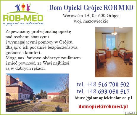 Ogłoszenie w dziale Opieka długoterminowa